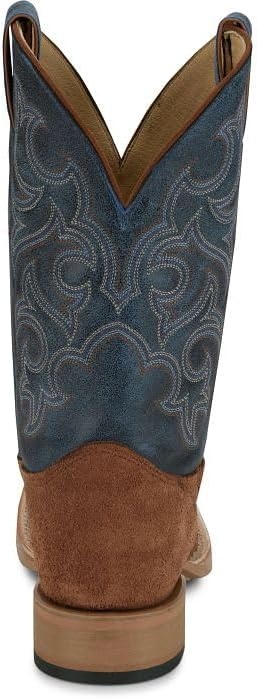 image:imageJustin Fergus 11 Roughout Mens Western Cowboy Boots Durable Leather Classic Style Comfortable FitGolden Oak