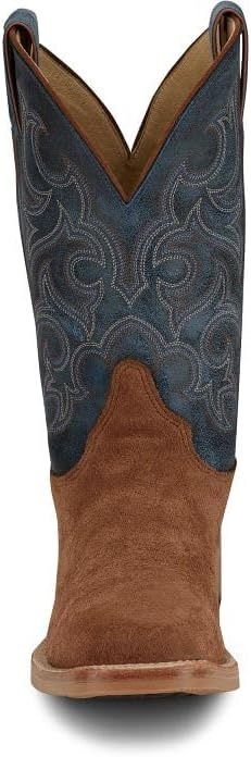 image:imageJustin Fergus 11 Roughout Mens Western Cowboy Boots Durable Leather Classic Style Comfortable FitGolden Oak