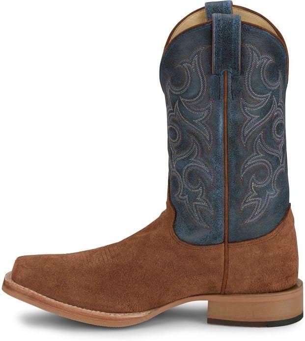 image:imageJustin Fergus 11 Roughout Mens Western Cowboy Boots Durable Leather Classic Style Comfortable FitGolden Oak