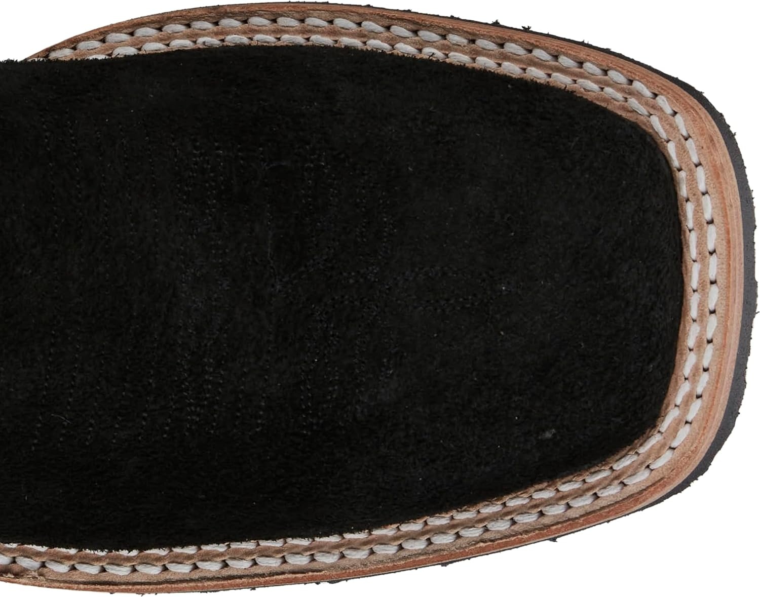 image:imageJustin Mens Alamo 11 Roughout Western Boot Premium Leather Classic Cowboy Style Durable Comfort for Ranch amp RodeoBlack
