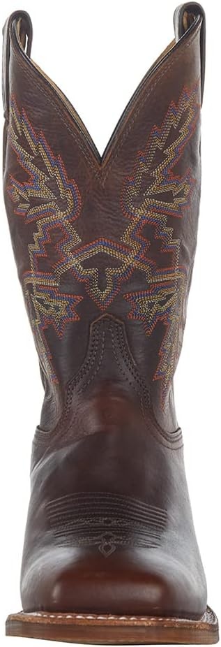 image:imageJustin Mens Bender Silver Cowhide with Square Toe BootChocolate