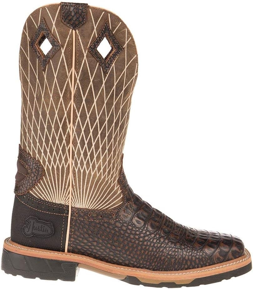 image:imageJustin Mens MenS Derrickman Western Work Boot Composite Toe Se4833Brown