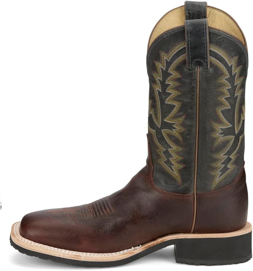 image:imageJustin Rancho 11 Western Leather Cowboy Boots for Men Durable Classic Design Comfortable Fit Ideal for Ranch amp RodeoBrown