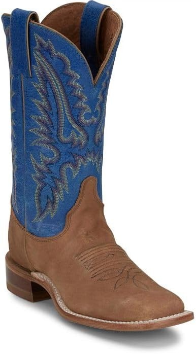 image:imageJustin Womens Peyton 11 Square Toe Western BootDistressed Cognac