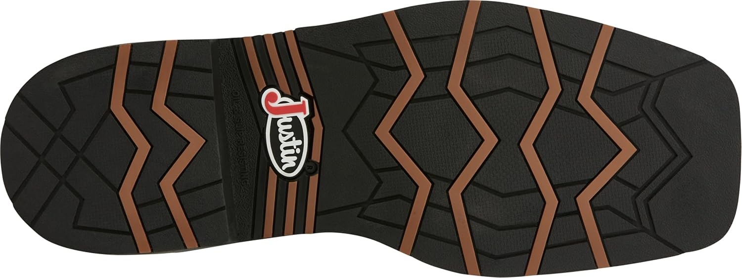 image:imageJustin Work Bolt 11 Composite Toe Mens IndustrialandConstructionBoots EH Rated Oil amp Slip Resistant ASTM F2413 Cement ConstructionBuff