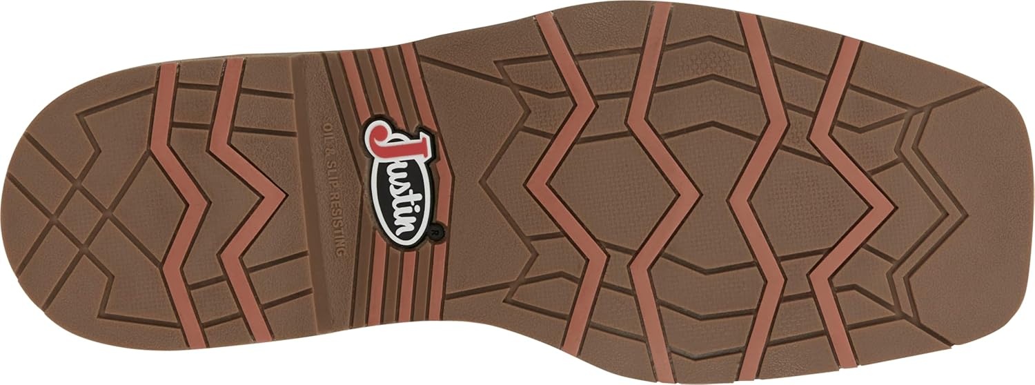 image:imageJustin Work Bolt 11 Composite Toe Mens IndustrialandConstructionBoots EH Rated Oil amp Slip Resistant ASTM F2413 Cement ConstructionPeanut Tan