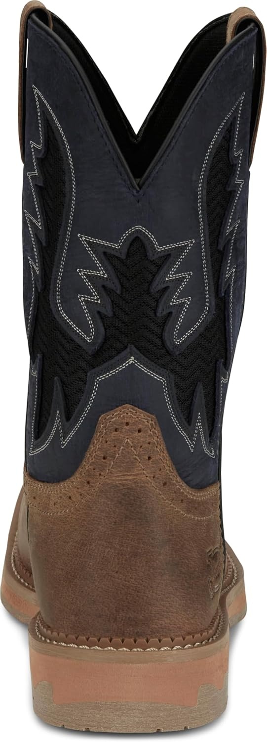 image:imageJustin Work Bolt 11 Composite Toe Mens IndustrialandConstructionBoots EH Rated Oil amp Slip Resistant ASTM F2413 Cement ConstructionPeanut Tan