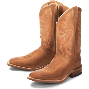 image:imageJustin Mens Austin II 11 tall Bent Rail Western BootDistressed Cognac