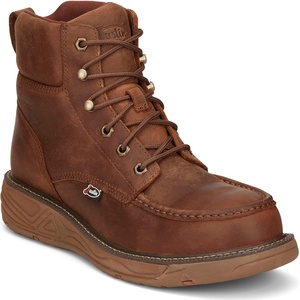 image:imageJustin Mens Rush 6 Waterproof Nano Composite Toe Work BootBrown