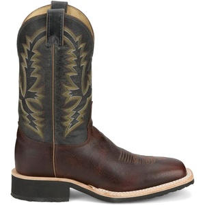 image:imageJustin Rancho 11 Western Leather Cowboy Boots for Men  Durable Classic Design Comfortable Fit Ideal for Ranch amp RodeoBrown