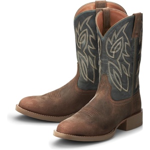 image:imageJustin Rendon 11 Western Boot  Mens Round Toe Cowhide Removable Orthotic Insole SlipResistant Rubber OutsoleBarnwood