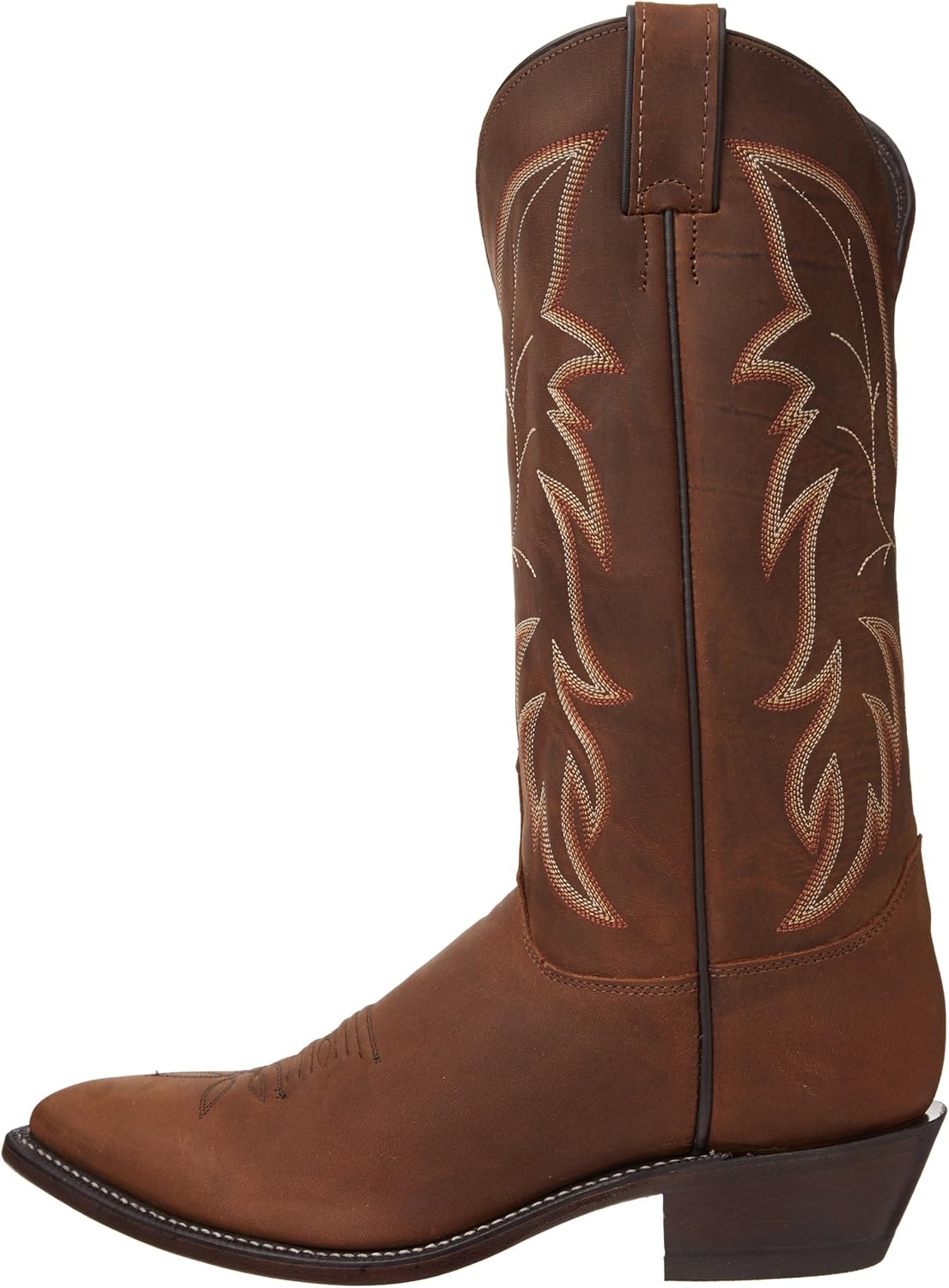 image:imageJustin Boots Mens Western Boot Medium Round Toe Premium Full Grain LeatherBay Apache