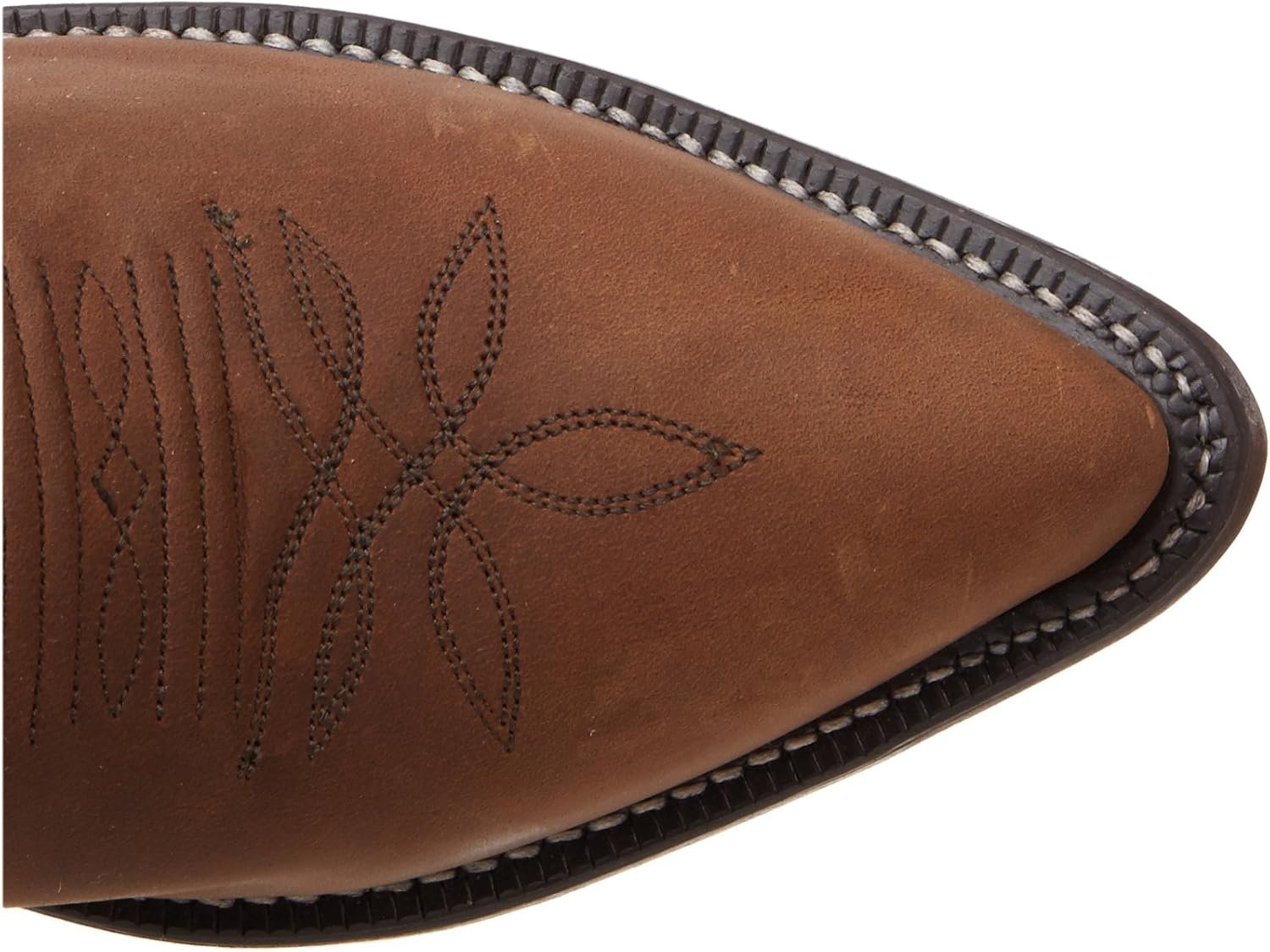 image:imageJustin Boots Mens Western Boot Medium Round Toe Premium Full Grain LeatherBay Apache