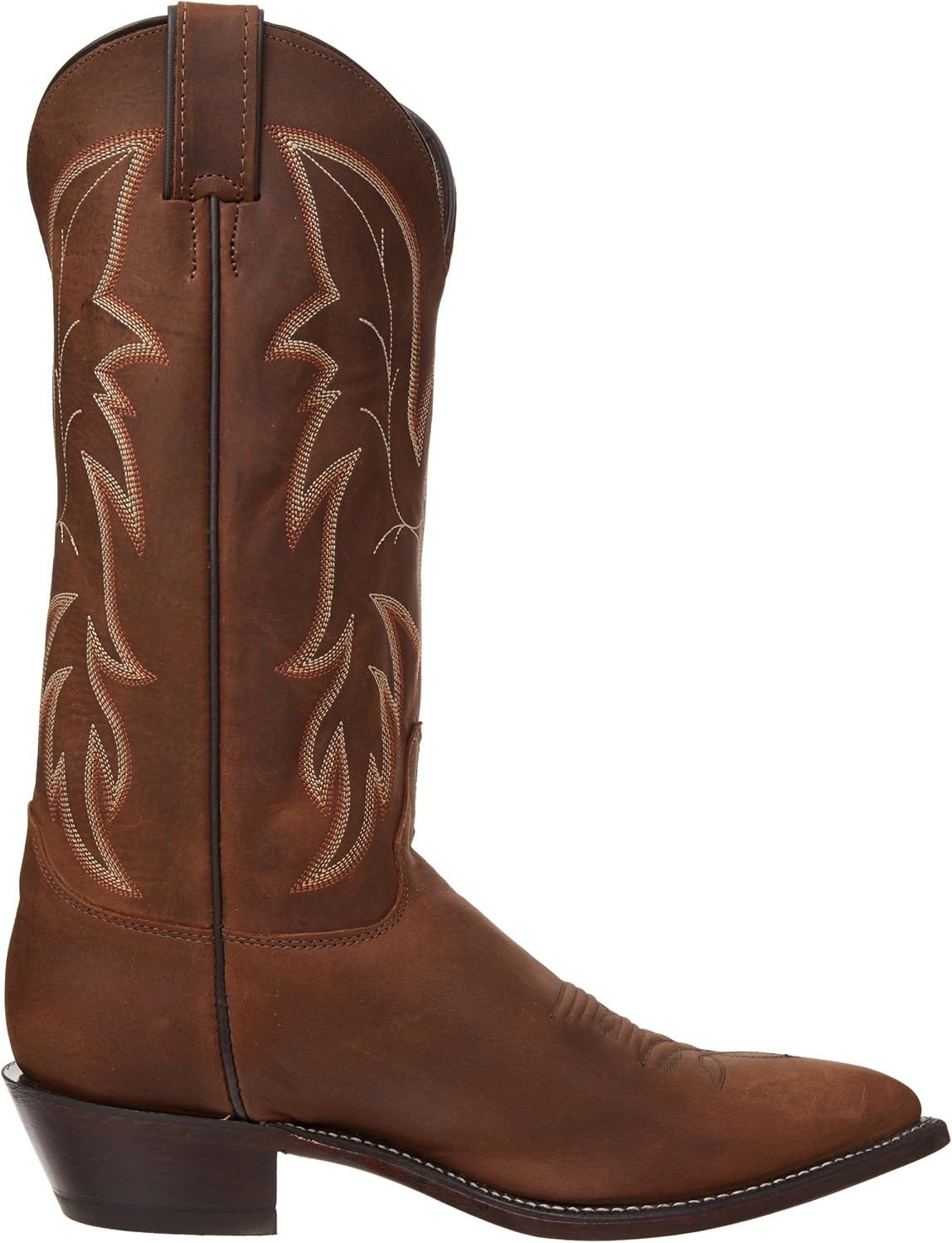 image:imageJustin Boots Mens Western Boot Medium Round Toe Premium Full Grain LeatherBay Apache