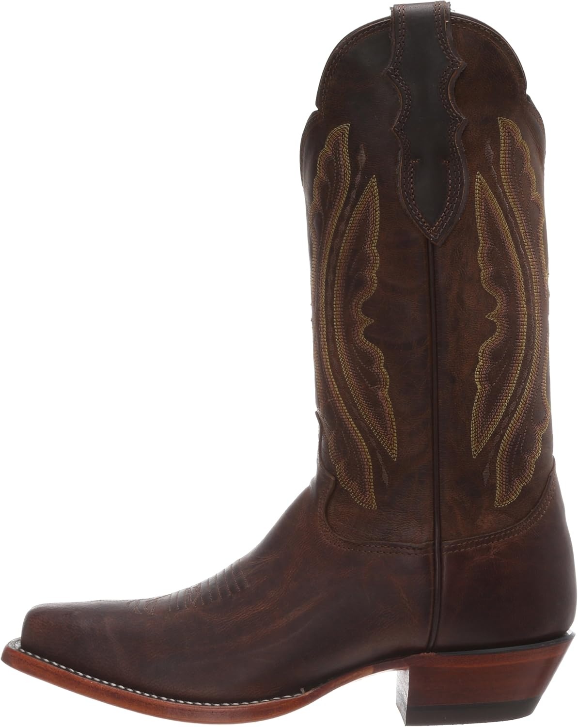 image:imageJustin Boots Mens Western Boot Medium Round Toe Premium Full Grain LeatherTan Distressed Vintage Goat