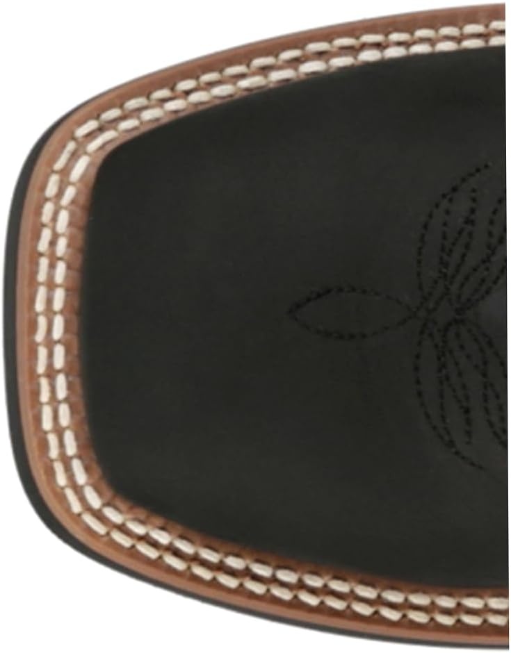 image:imageJustin Crazy Buck Mens 6 Frontier Western Boots Premium Leather Durable Design Comfortable Fit Ideal for Rodeo amp RanchBlack