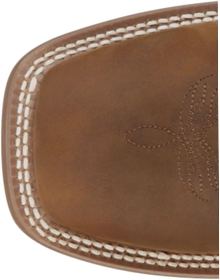 image:imageJustin Crazy Buck Mens 6 Frontier Western Boots Premium Leather Durable Design Comfortable Fit Ideal for Rodeo amp RanchBrown