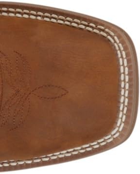 image:imageJustin May Day Western Boots for Men Frontier Collection Classic Cowboy Style Footwear for Ranch and Outdoor ActivitiesBrown