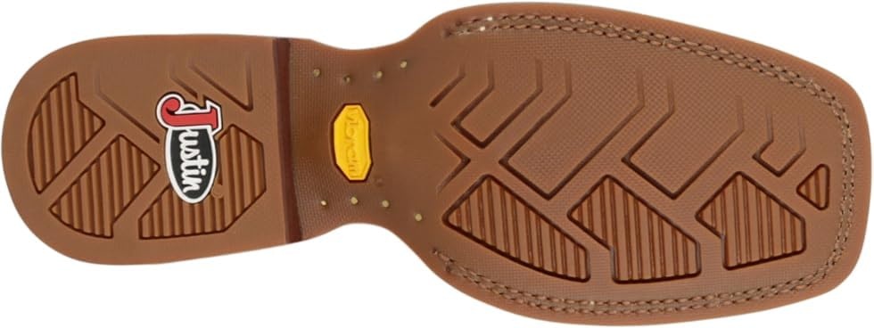 image:imageJustin May Day Western Boots for Men Frontier Collection Classic Cowboy Style Footwear for Ranch and Outdoor ActivitiesBrown