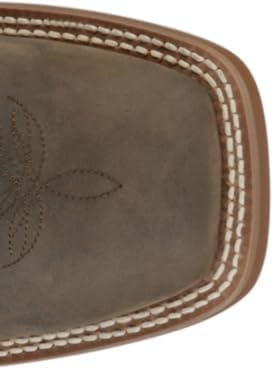 image:imageJustin May Day Western Boots for Men Frontier Collection Classic Cowboy Style Footwear for Ranch and Outdoor ActivitiesCharcoal