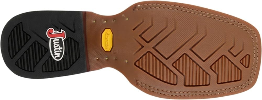 image:imageJustin May Day Western Boots for Men Frontier Collection Classic Cowboy Style Footwear for Ranch and Outdoor ActivitiesCharcoal