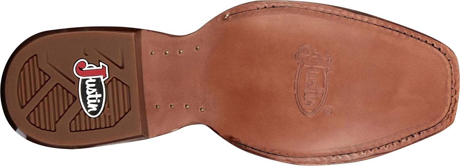 image:imageJustin Mens Ante Up 13 Medium Square Toe Western BootHickory