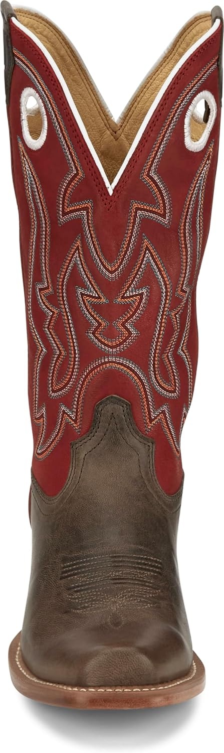 image:imageJustin Mens Ante Up 13 Medium Square Toe Western BootHickory