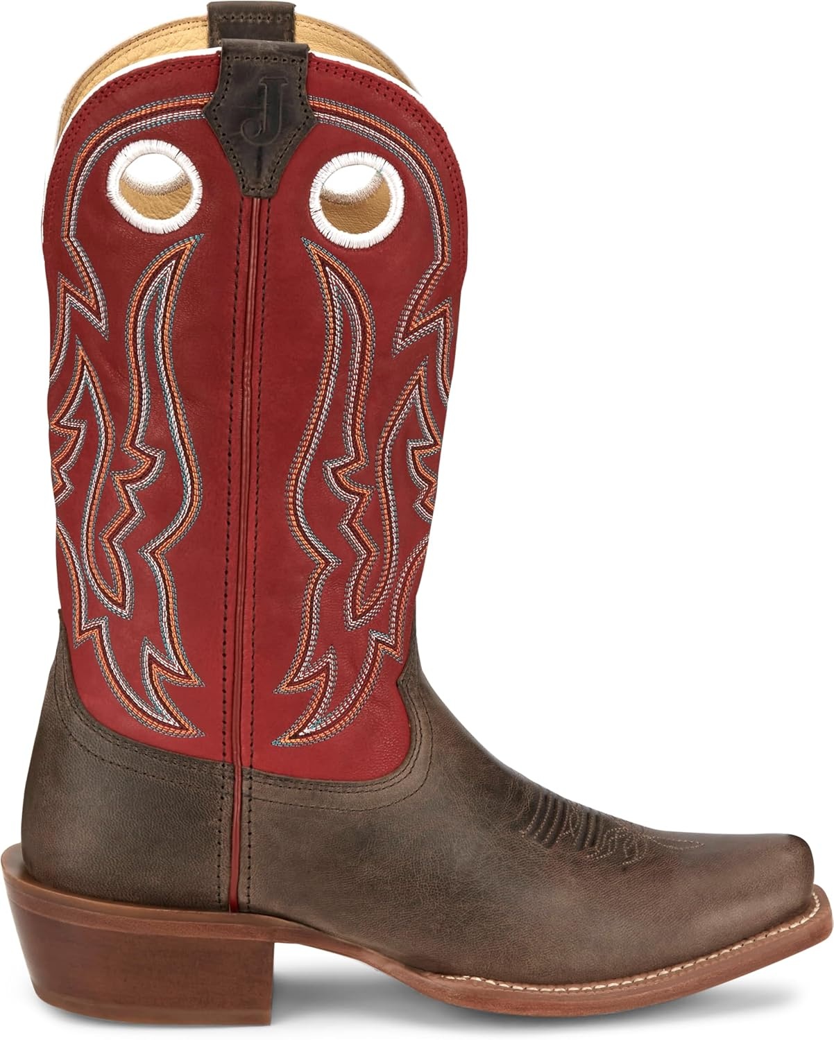 image:imageJustin Mens Ante Up 13 Medium Square Toe Western BootHickory