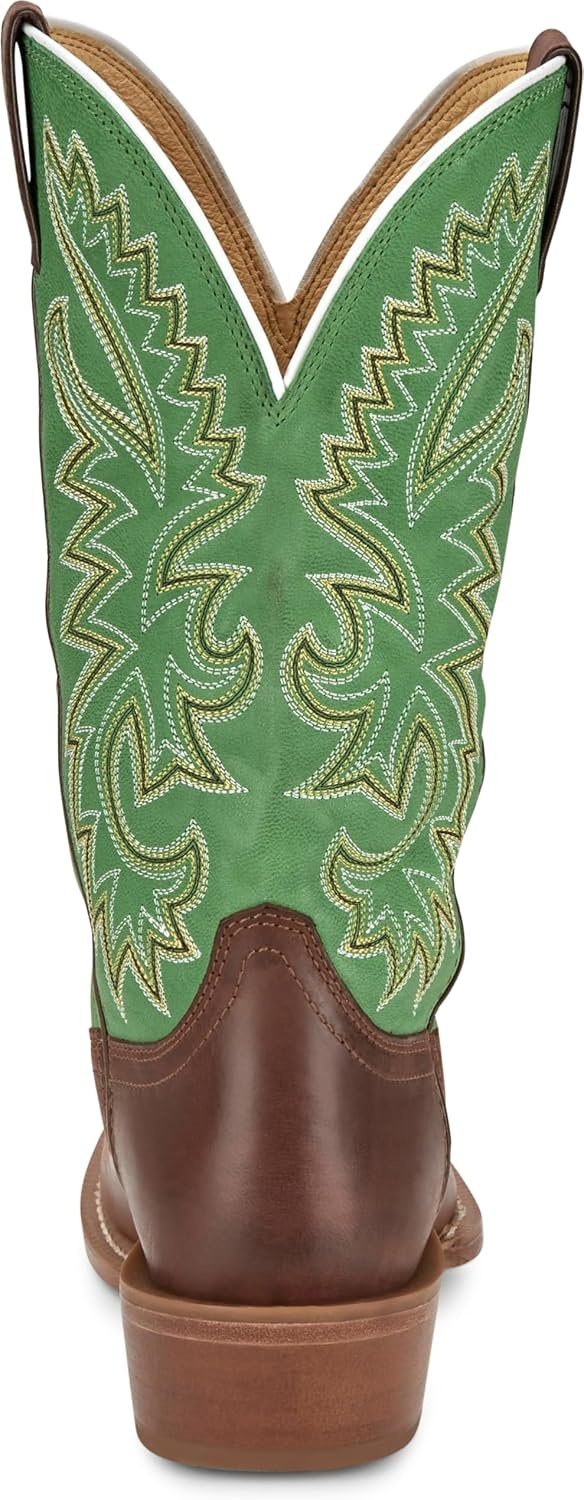 image:imageJustin Mens Show Off 13 Medium Square Toe Western BootBay