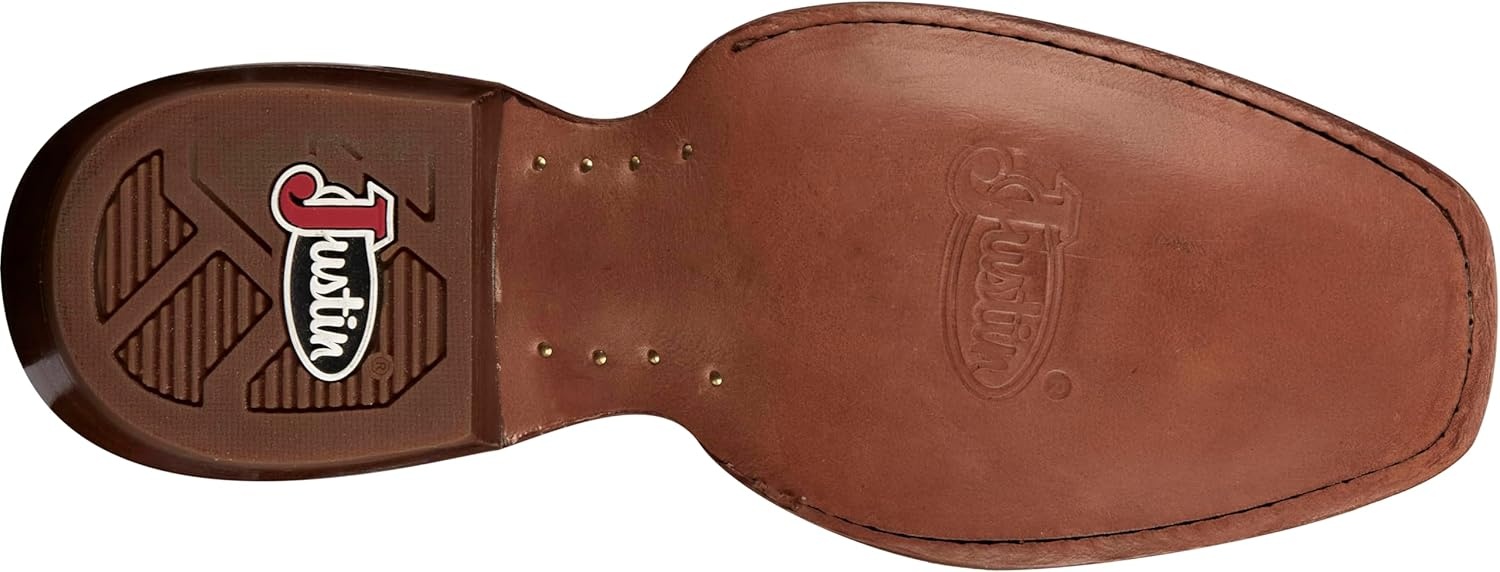 image:imageJustin Womens Breaking News 13 Medium Square Toe Western BootGolden Oak