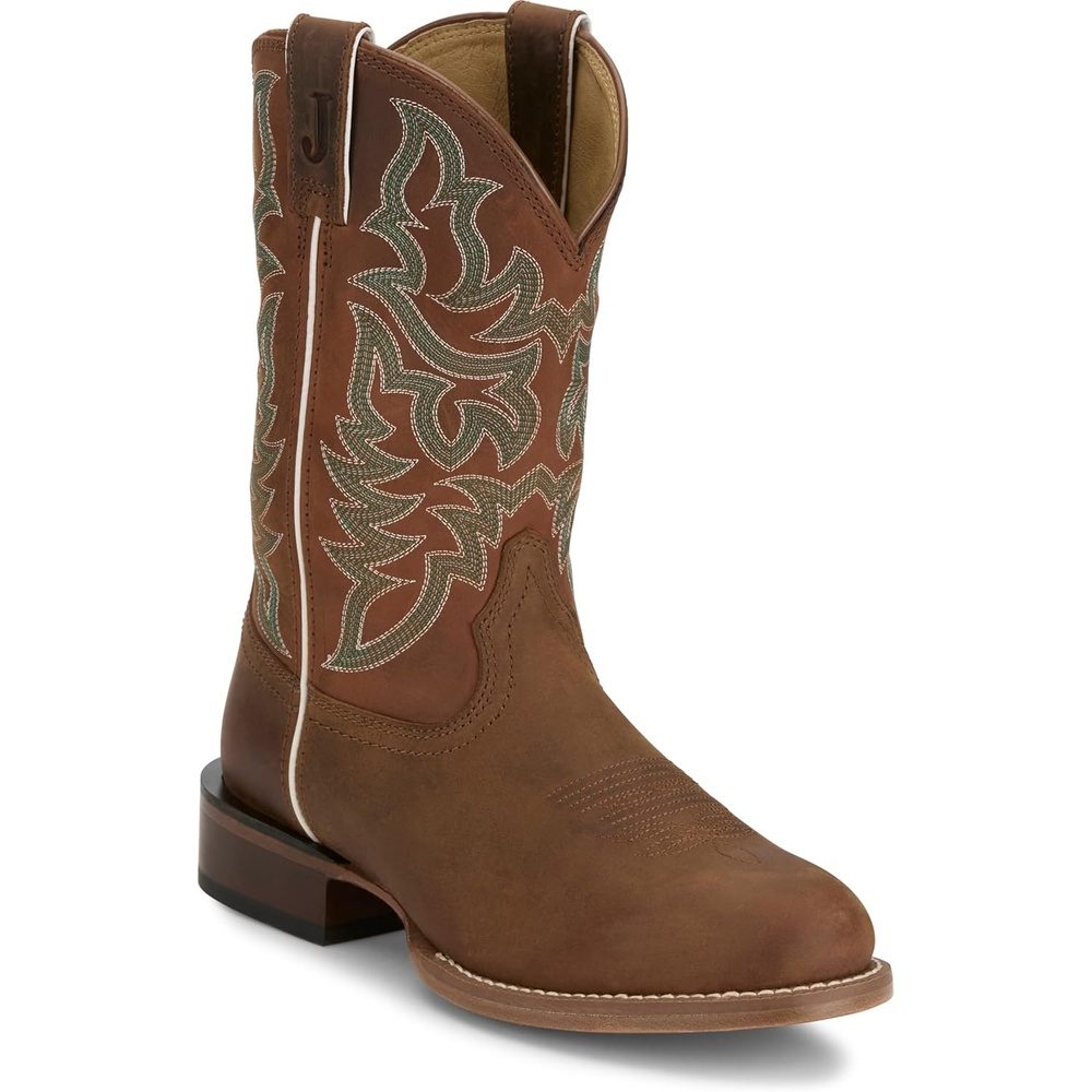 image:imageJustin Disco Man Western Boot Mens 11 Retro Style Footwear Vibrant Dance Floor Fashion PartyReady Design Comfortable FitBrown