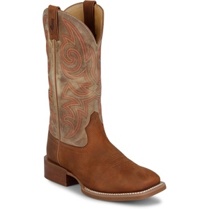 image:imageJustin May Day Western Boots for Men  Frontier Collection  Classic Cowboy Style Footwear for Ranch and Outdoor ActivitiesBrown