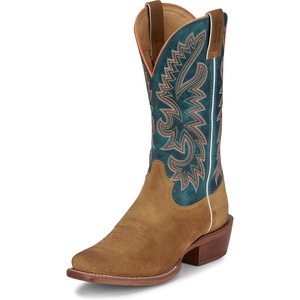 image:imageJustin Mens Jimmy 13 Medium Square Toe Western BootWheat Suede