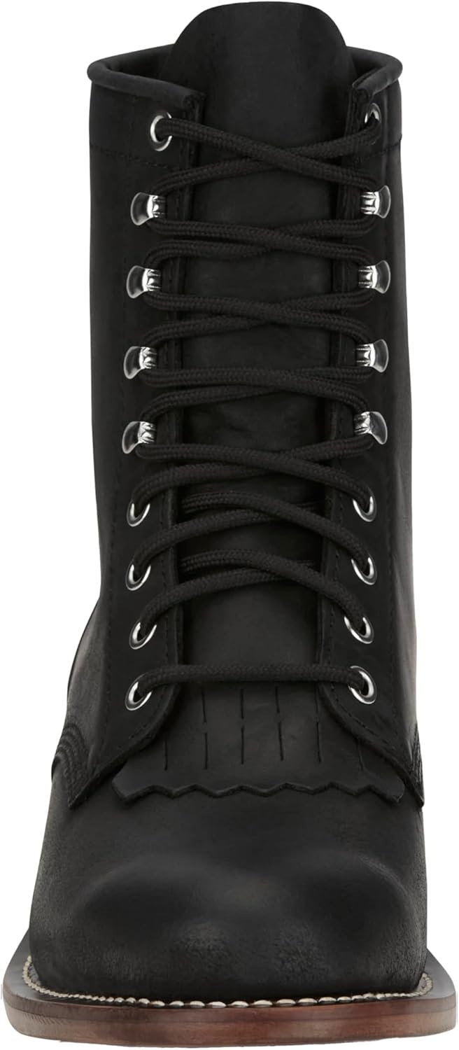 image:imageJustin Boot Company Mens Drennan Water Buffalo 7In Lace Up Roper Boot
