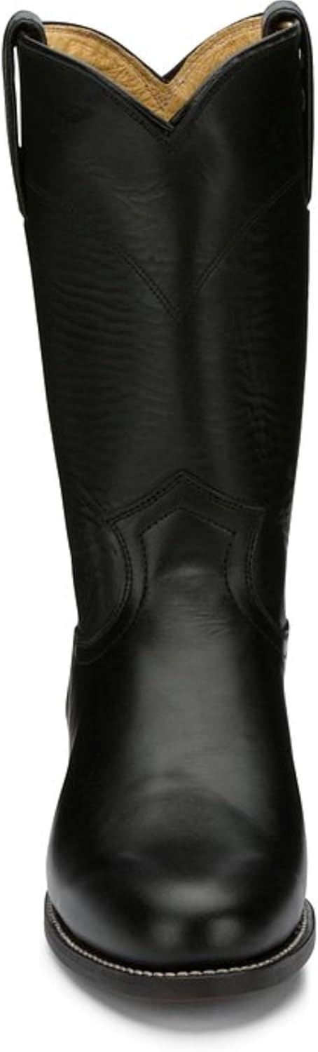 image:imageJustin Cora Leather Roper Boots for Women with Round Toe and JFlex Comfort System InsolesBlack