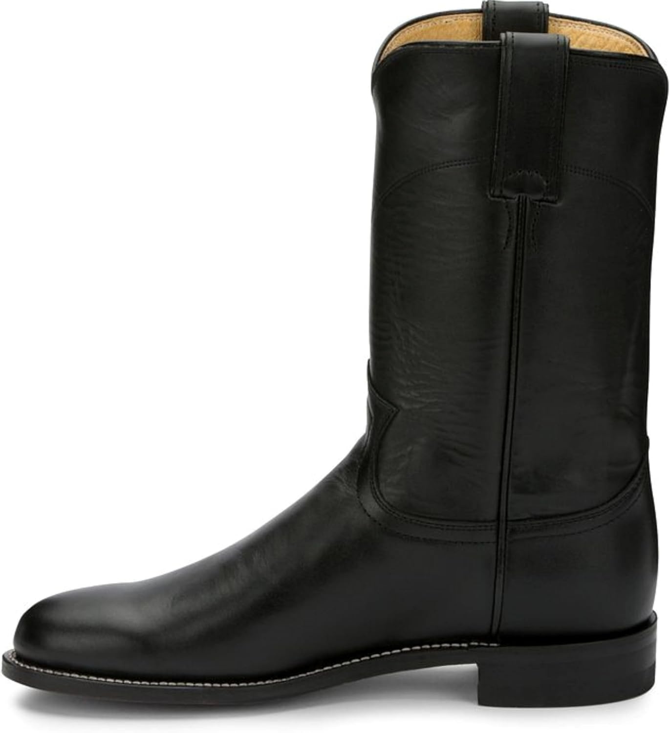 image:imageJustin Cora Leather Roper Boots for Women with Round Toe and JFlex Comfort System InsolesBlack