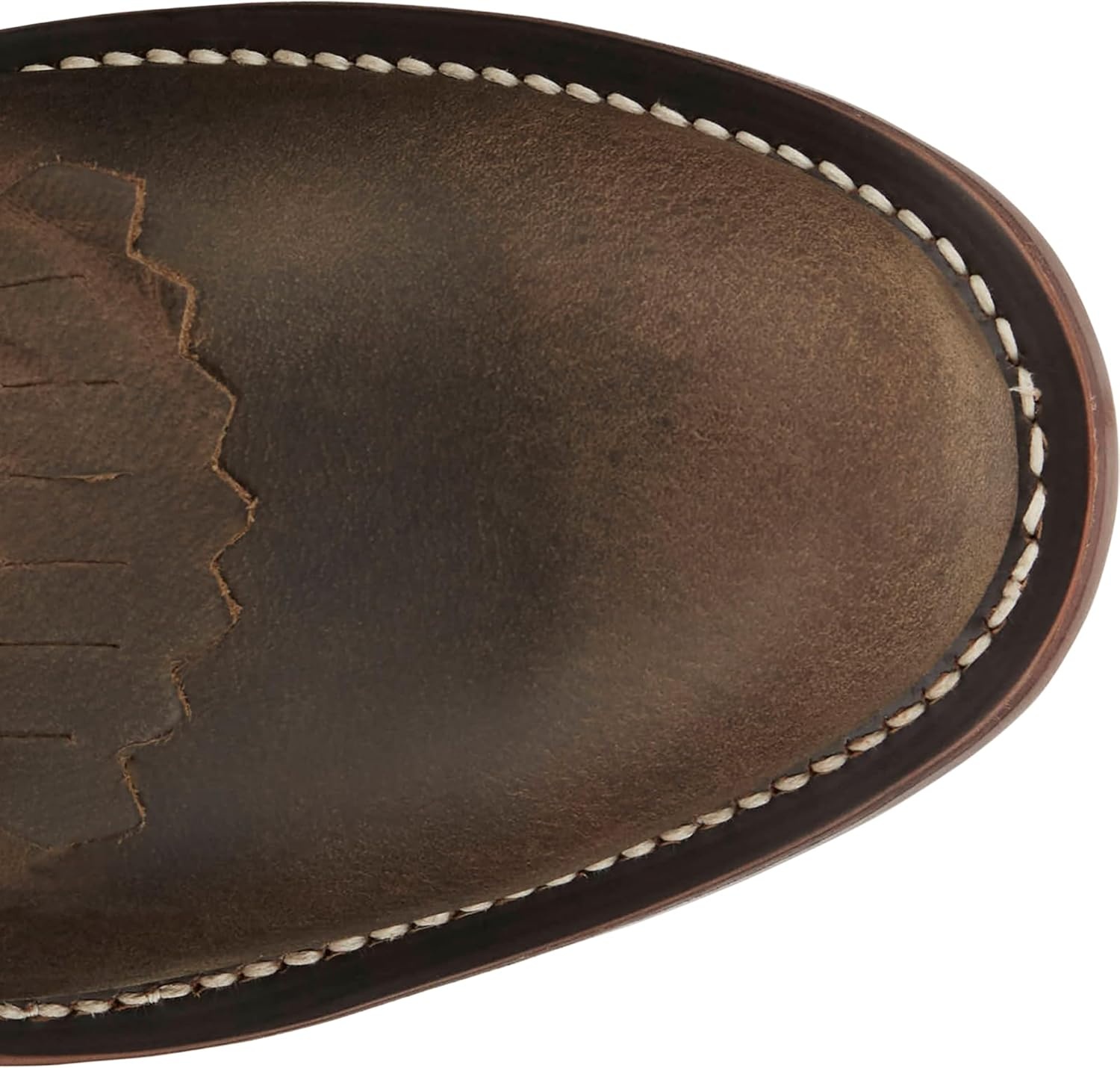 image:imageJustin Drennan Mens Leather Western Boots Durable Cowboy Style Footwear Classic Design Comfortable Fit Size OptionsBrown