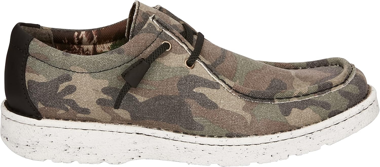 image:imageJustin Hazer Print Mens Loafers Stylish SlipOn Shoes for Casual and Formal Wear Comfortable and Durable DesignCamo