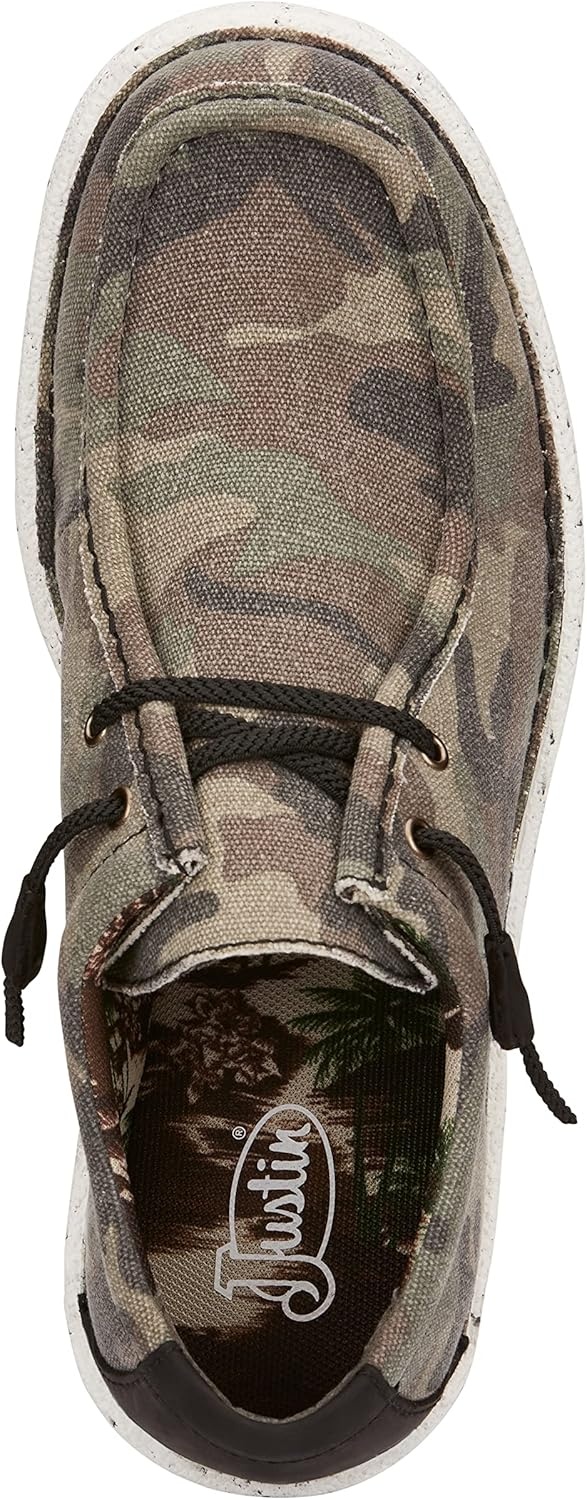 image:imageJustin Hazer Print Mens Loafers Stylish SlipOn Shoes for Casual and Formal Wear Comfortable and Durable DesignCamo