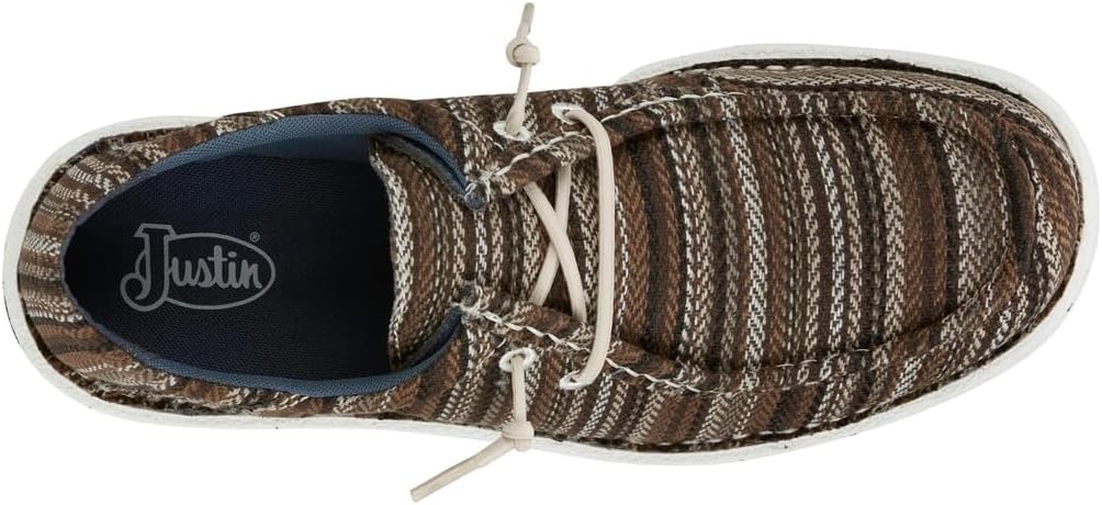 image:imageJustin Hazer Print Mens Loafers Stylish SlipOn Shoes for Casual and Formal Wear Comfortable and Durable DesignStriped