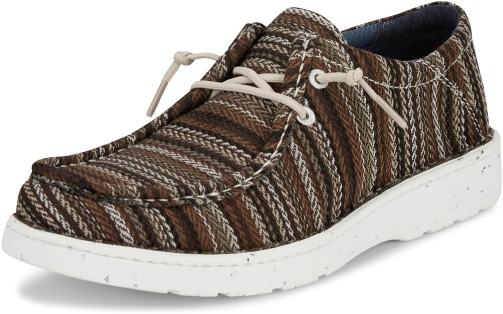 image:imageJustin Hazer Print Mens Loafers Stylish SlipOn Shoes for Casual and Formal Wear Comfortable and Durable DesignStriped