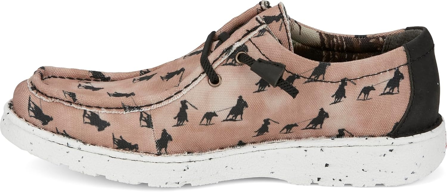 image:imageJustin Hazer Print Mens Loafers Stylish SlipOn Shoes for Casual and Formal Wear Comfortable and Durable DesignTan