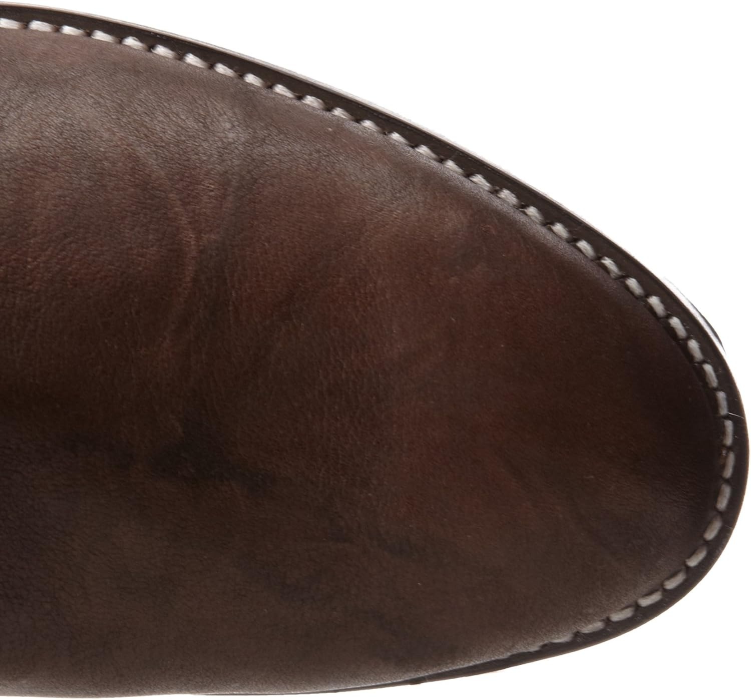 image:imageJustin Jackson 10 Roper Cowboy Boots for Men Round Toe FullGrain Leather Upper JFlex Comfort System and HandNailed Leather OutsoleDark Brown