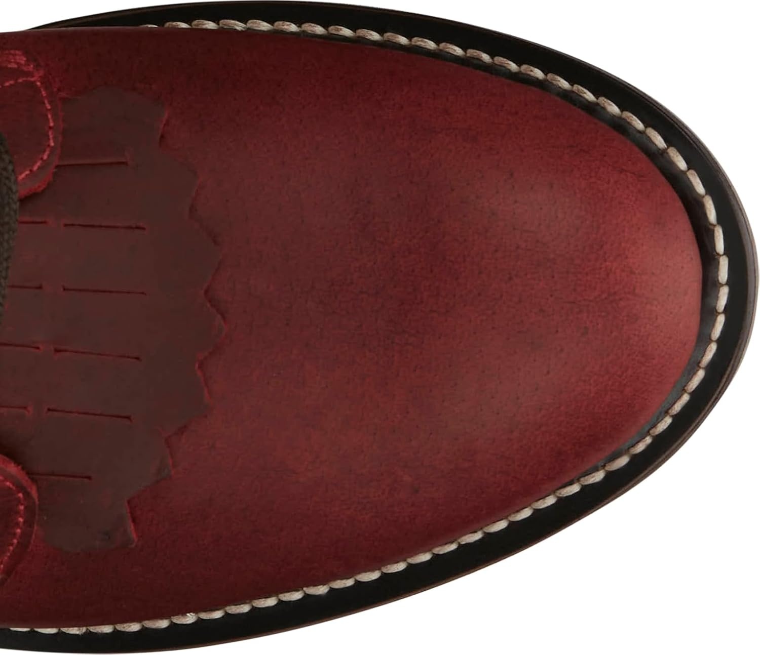 image:imageJustin Mckean 7 LaceUp Roper Womens Western Boot Durable Leather Casual Style Comfortable FootwearRed