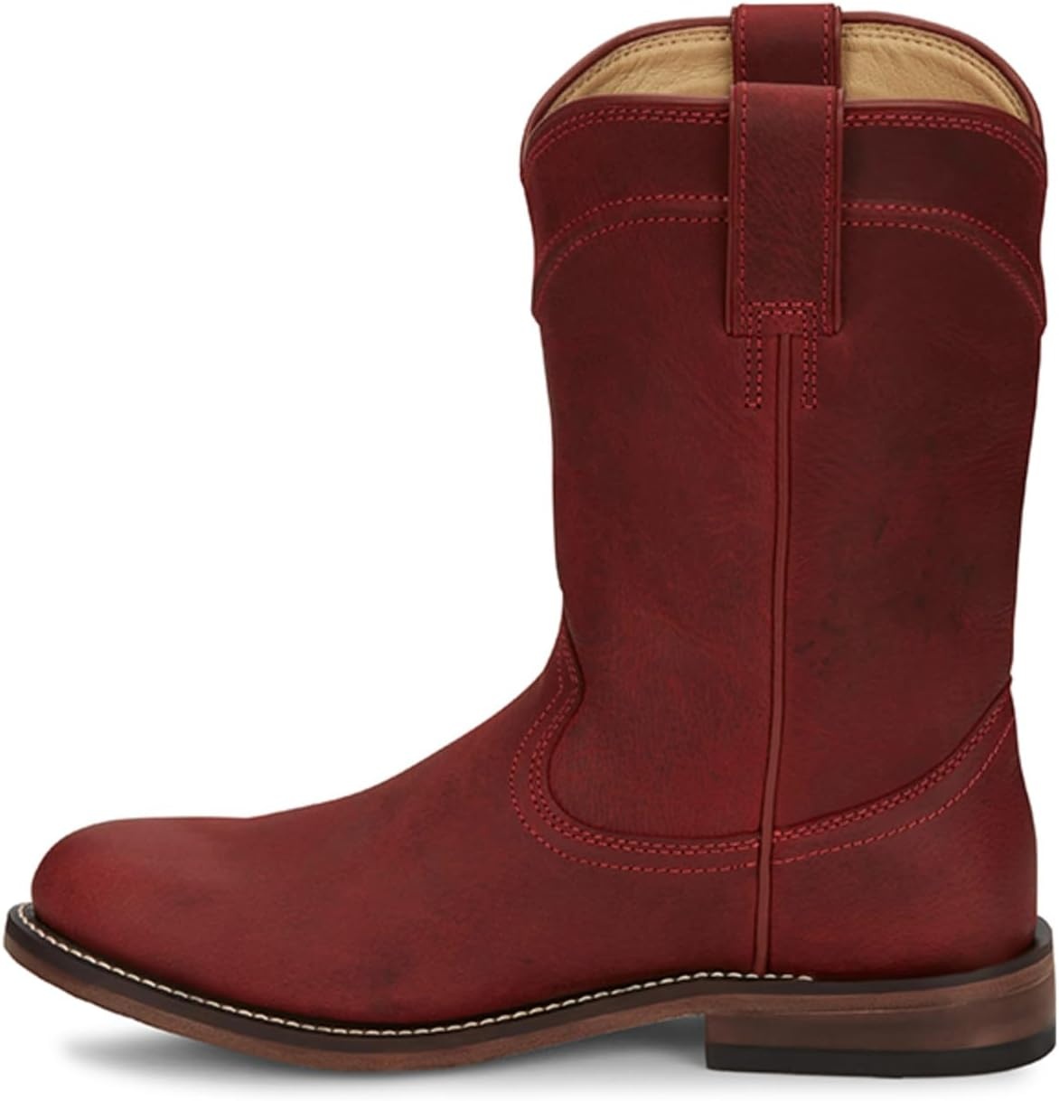 image:imageJustin Womens Holland 10 Roper Western Boot Round ToeRed