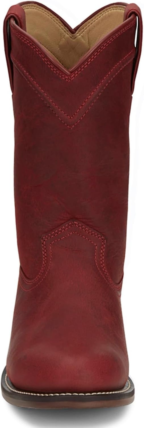 image:imageJustin Womens Holland 10 Roper Western Boot Round ToeRed