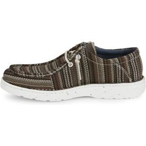 image:imageJustin Hazer Print Mens Loafers  Stylish SlipOn Shoes for Casual and Formal Wear Comfortable and Durable DesignStriped