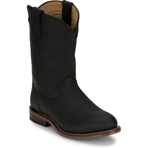 image:imageJustin Holland Womens Fashionable Leather Boots  Stylish Comfortable Footwear for Everyday WearBlack