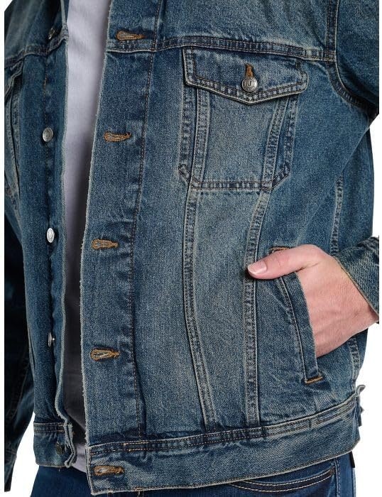 image:imageJustin J1489 Tulsa Denim Jacket for Men Stylish Casual Jacket for Everyday Wear Durable and Comfortable Denim JacketRaw Denim