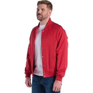 image:imageJustin J1298 OKC Team Jacket  Stylish Bomber Jacket for Men Iconic Logo 100 Polyester Urban Flair 2 PocketsRed